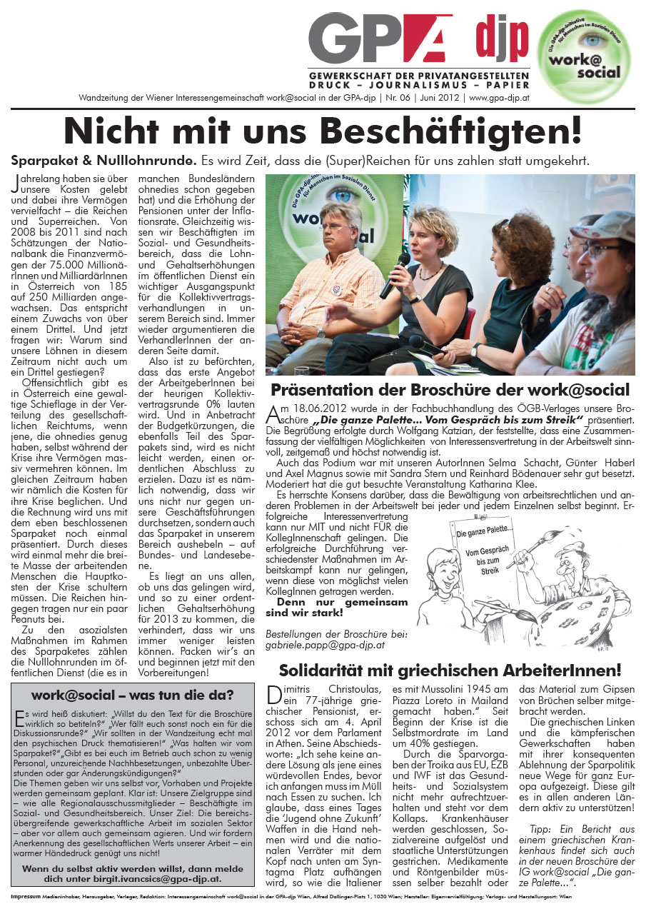 Wandzeitung work@social 6